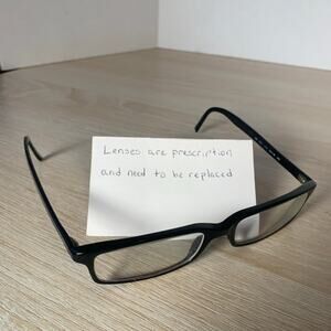 Ray-Ban RB5095 2000 Eyeglasses Black Rectangle Frames Only 50-16-140